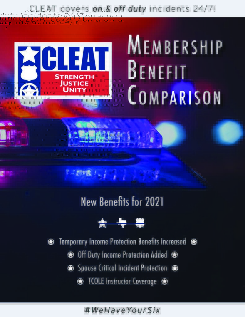 CLEAT Member Benefit Comparison (Updated February 2021)