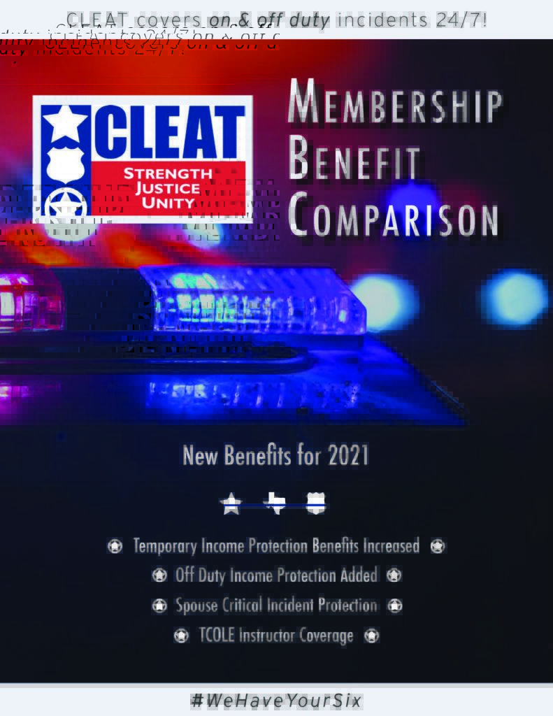 CLEAT Member Benefit Comparison (Updated February 2021)